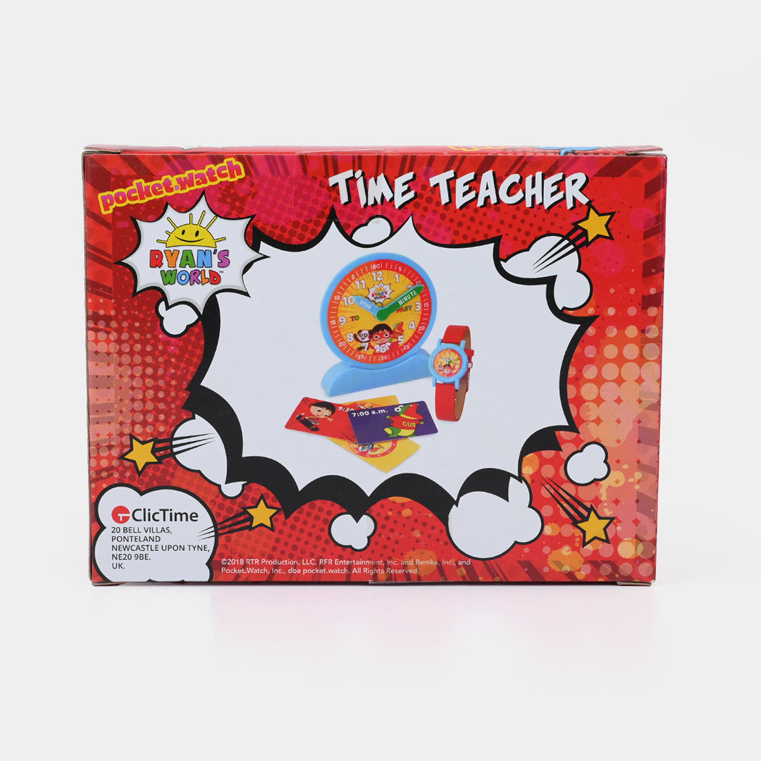 World Time Teacher Pocket Watch Set