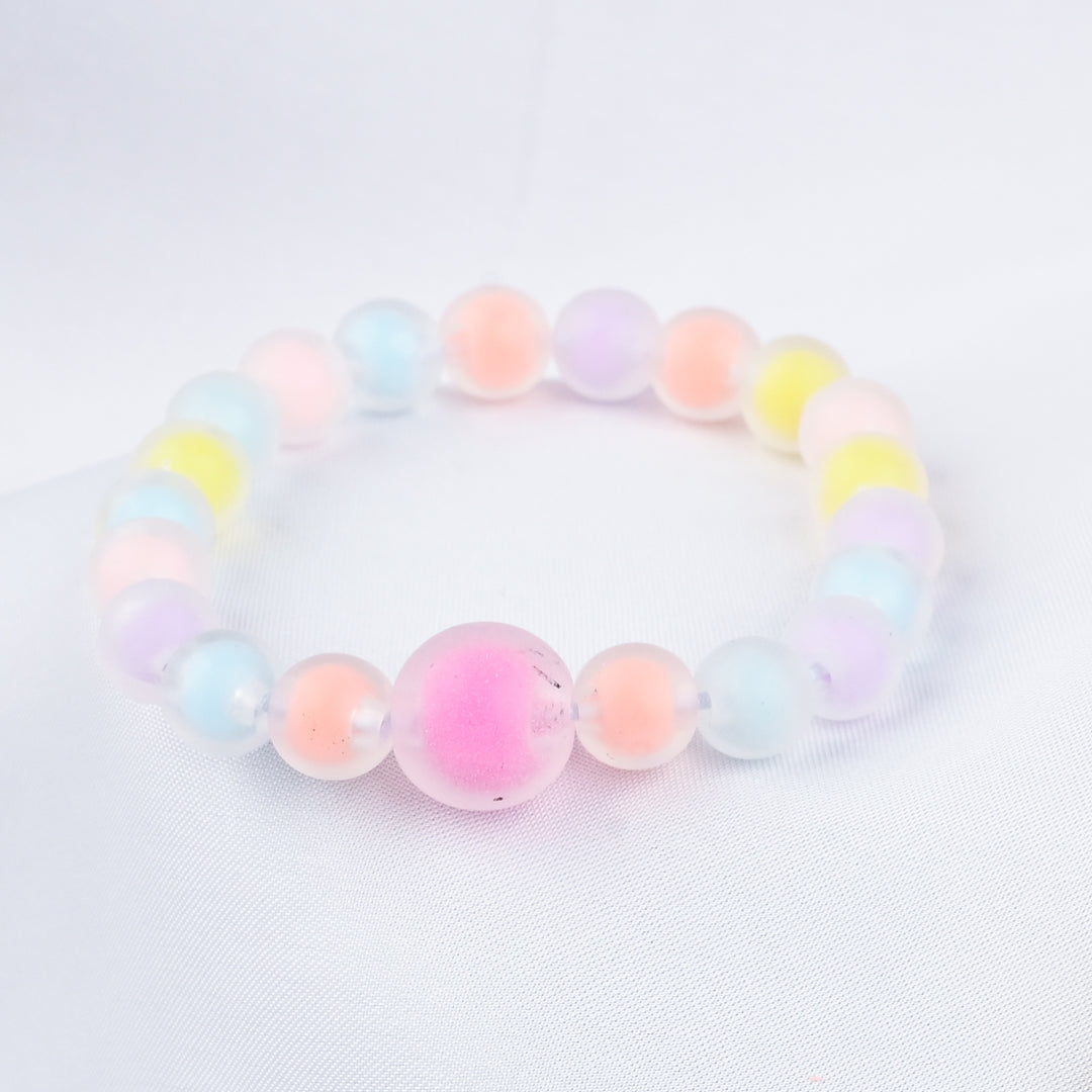 GIRLS ELEGANT BEADED NECKLACE & BRACELET