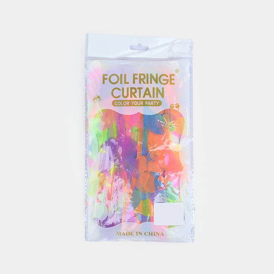 Foil Fringe Tinsel Curtain Backdrop