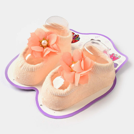 Baby Socks/Shoes| Peach