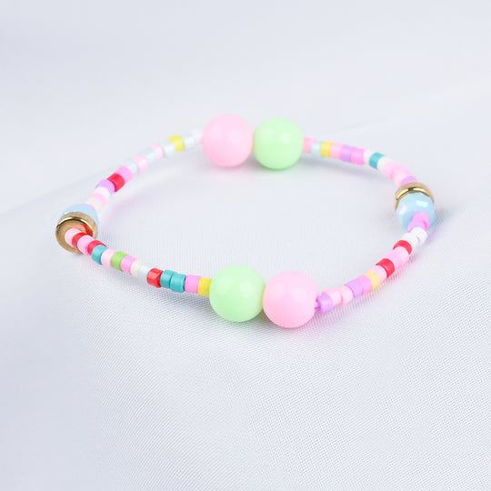 GIRLS ELEGANT BEADED NECKLACE & BRACELET