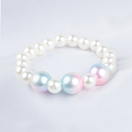 GIRLS ELEGANT BEADED NECKLACE & BRACELET
