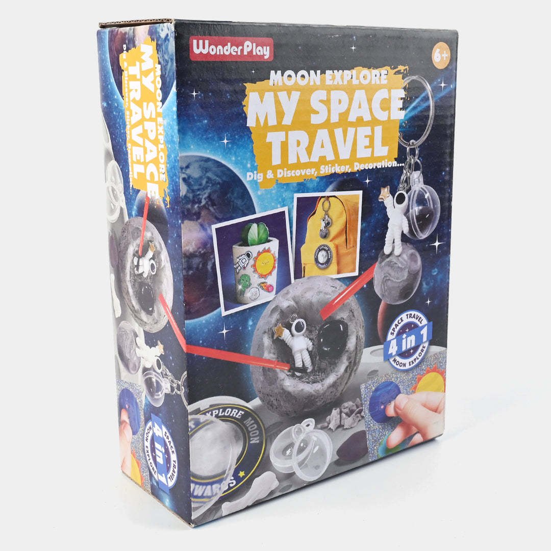 Moon Explore Space Travel 4 IN 1 Play Set