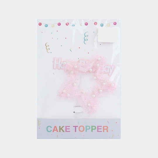 Happy Birthday Cake Topper Set