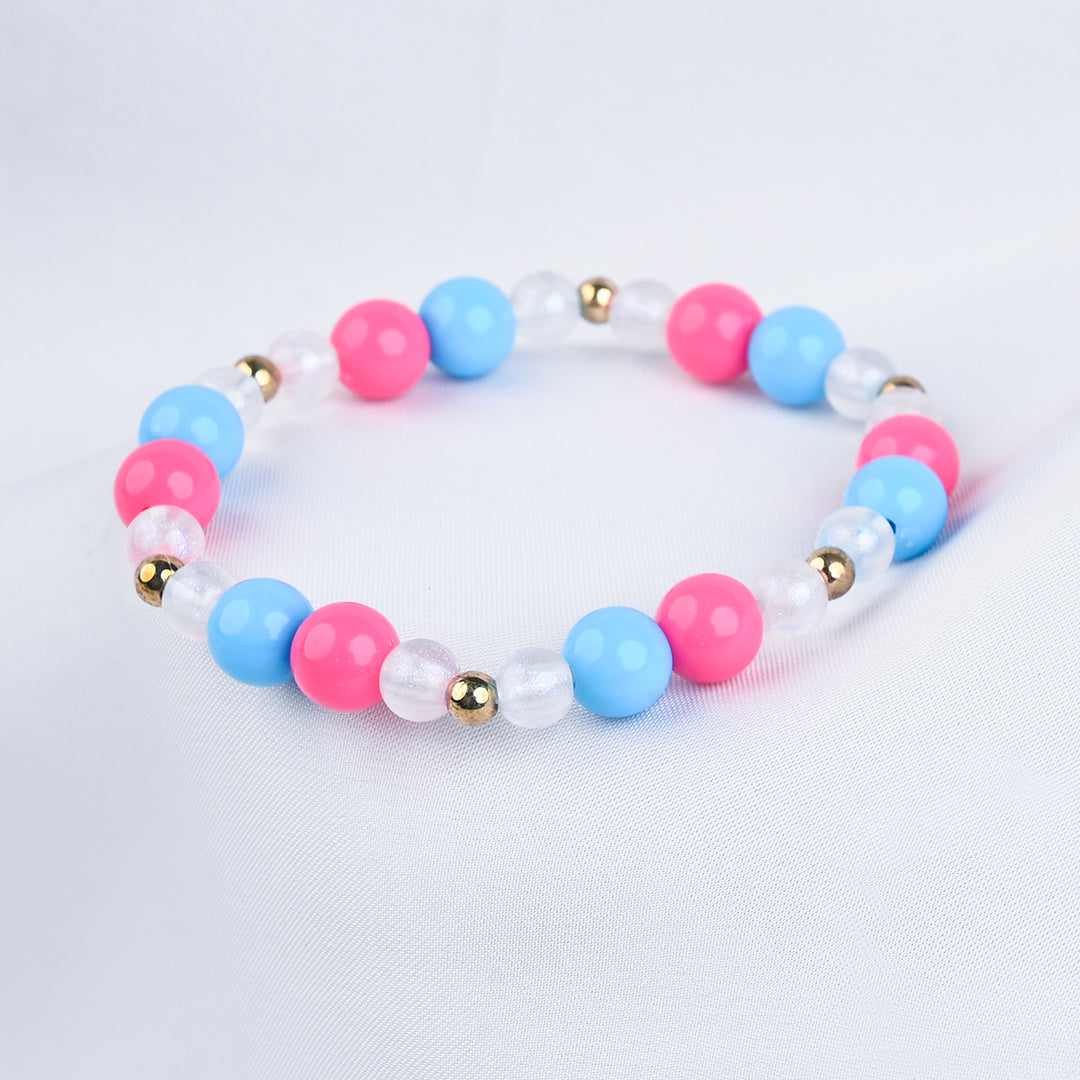 GIRLS ELEGANT BEADED NECKLACE & BRACELET