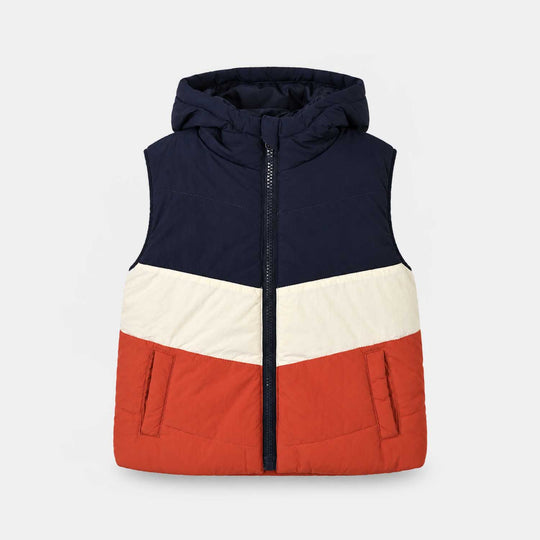 Boys Polyester Puffer Jacket W/S Orange