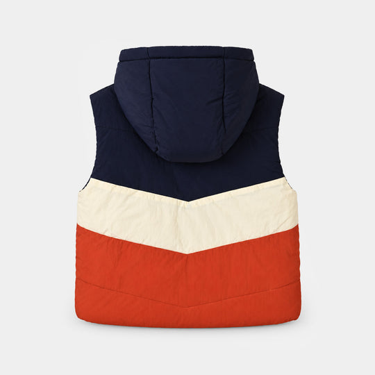 Boys Polyester Puffer Jacket W/S Orange
