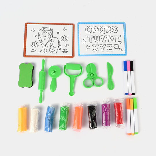 Color Clay Animal Coloring Card Set