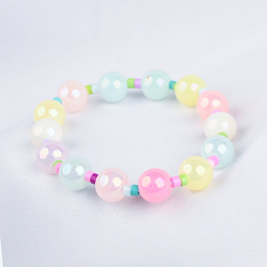 GIRLS ELEGANT BEADED NECKLACE & BRACELET
