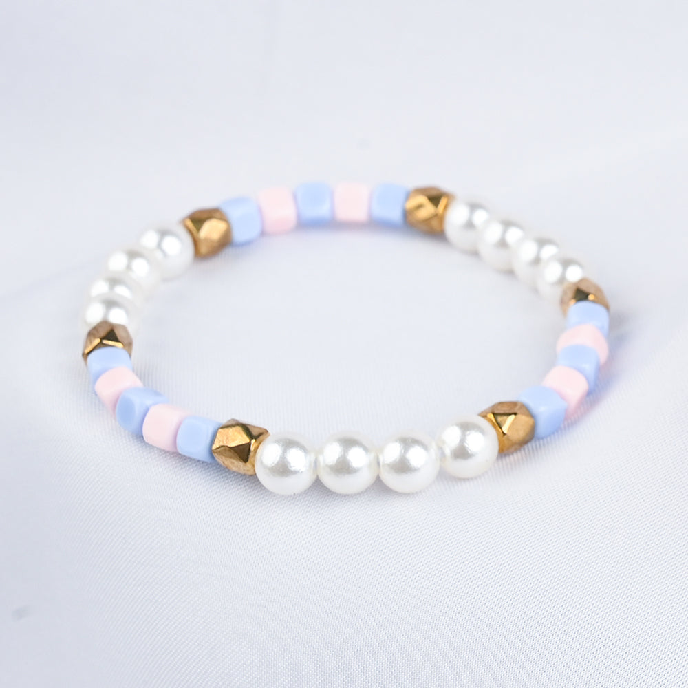 GIRLS ELEGANT BEADED NECKLACE & BRACELET
