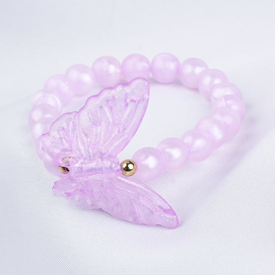 GIRLS ELEGANT BEADED NECKLACE & BRACELET
