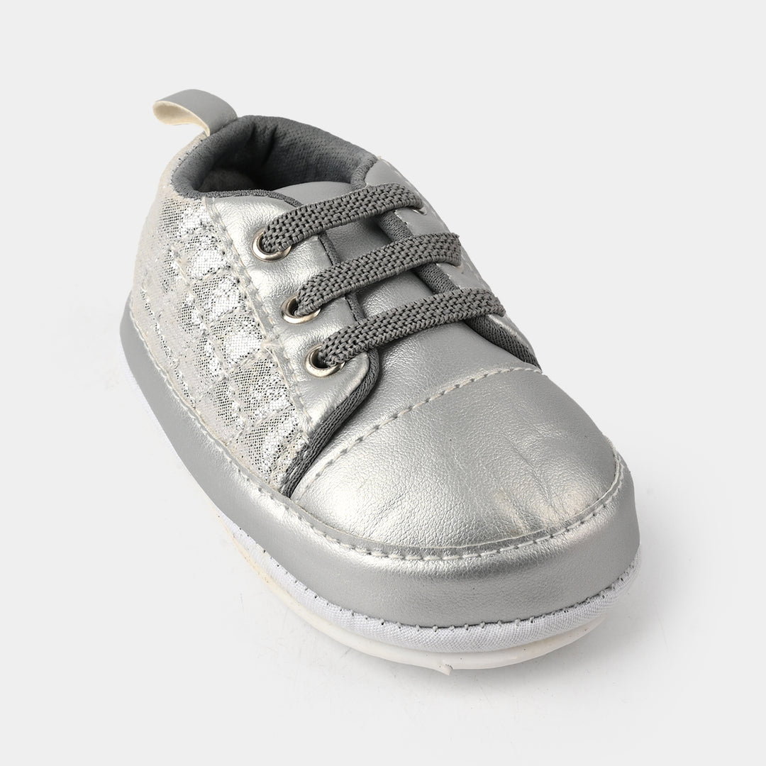 Girls Shoes 222-16-SILVER
