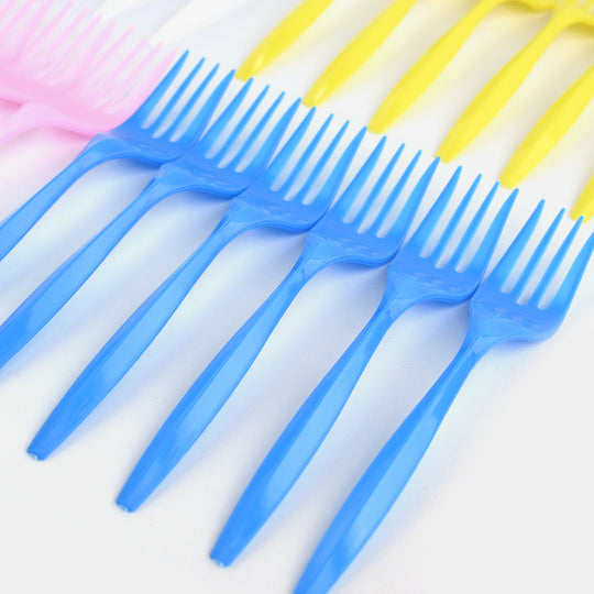 Disposable Plastic Forks (24-Piece Pack)