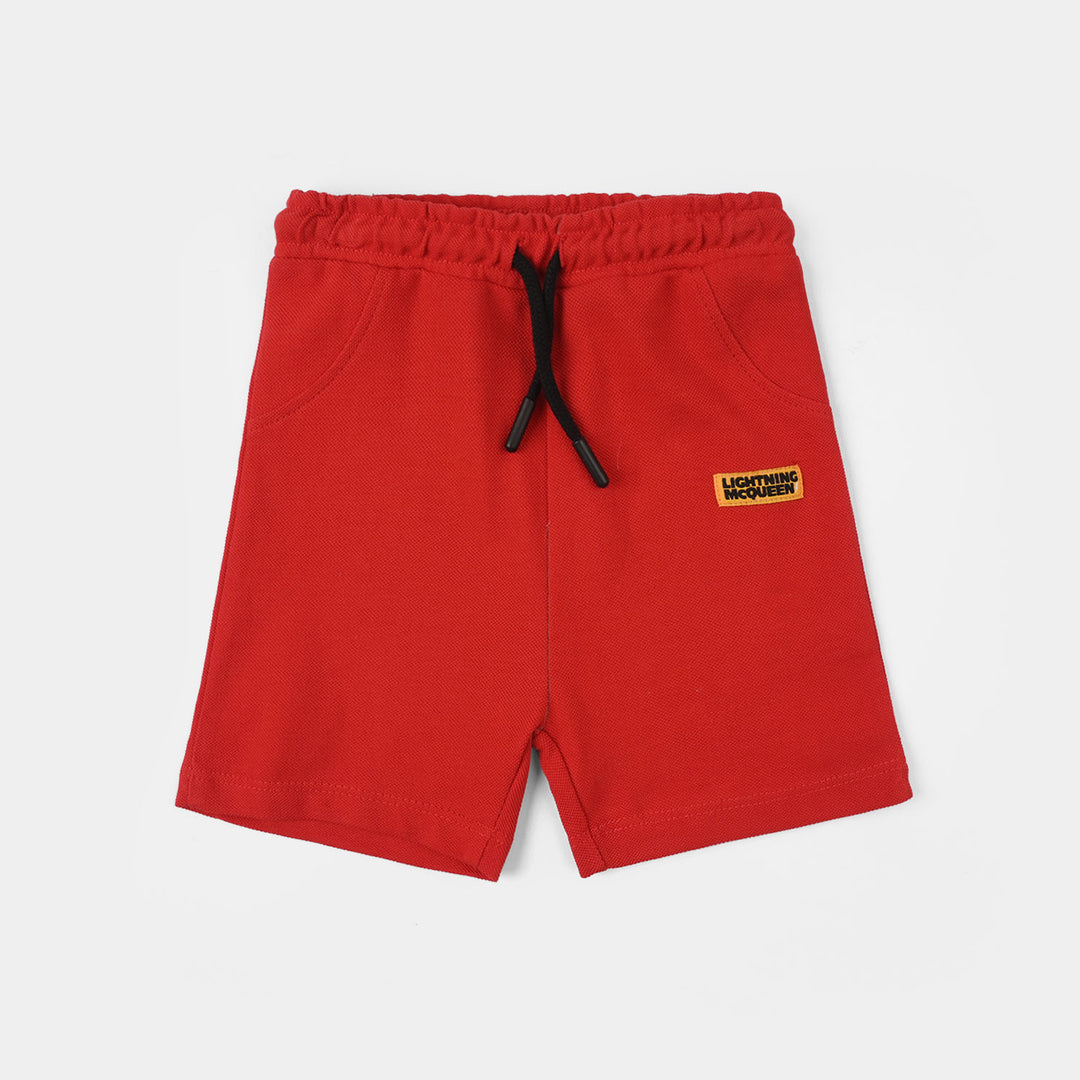 Infant Boys Jersey/Terry Shorts - Red