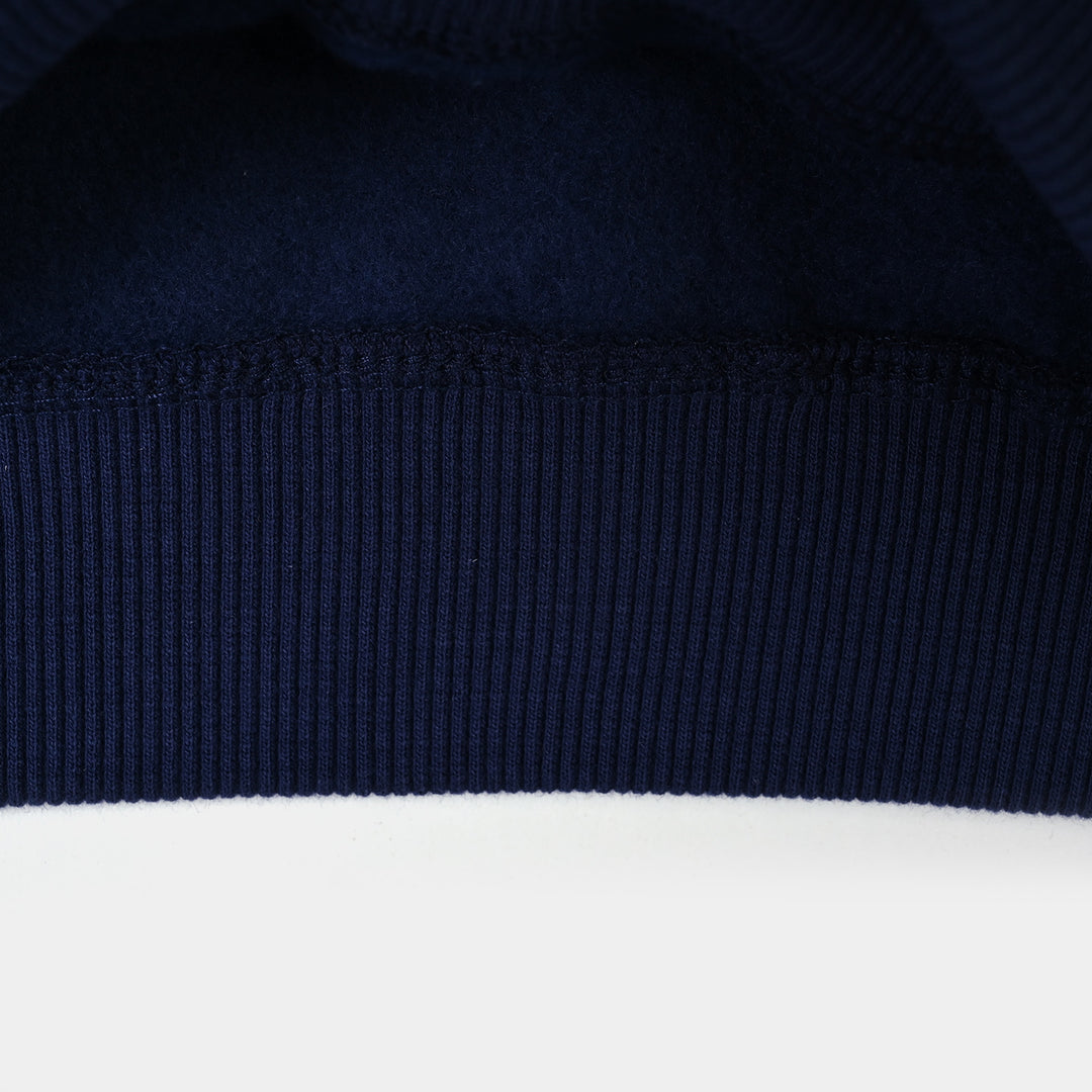 Girls Fleece 2 Piece Suit Good Vibes-NAVY