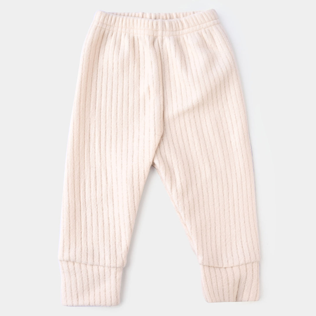 Infant Unisex Fleece Pajama - L-Brown