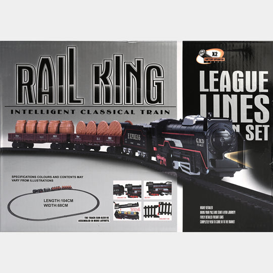 Classic Train Set with Track for Kids
