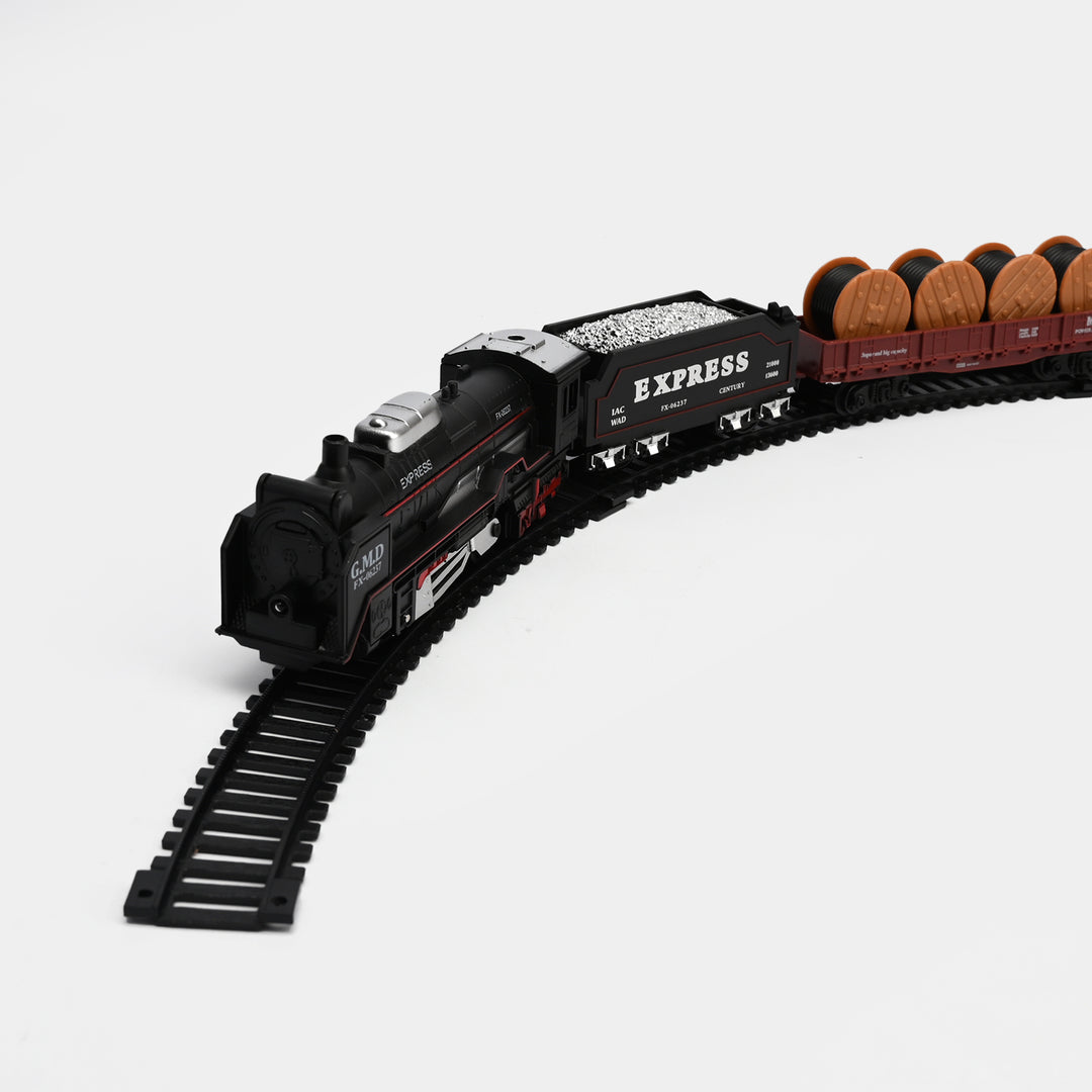 Classic Train Set with Track for Kids