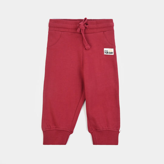 Infant Boys Terry Pajama – Red