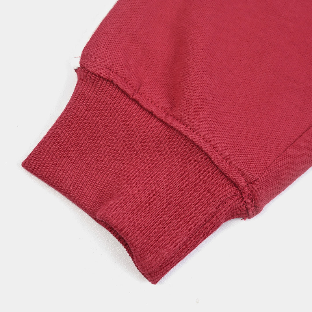 Infant Boys Terry Pajama – Red