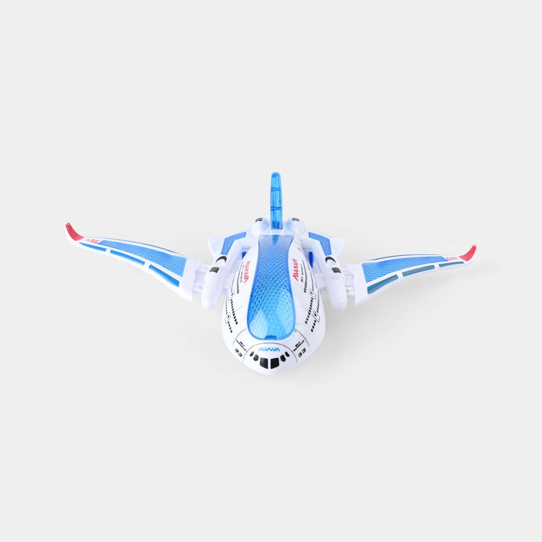 Colorful Lights and Sound Effect Toy Airbus