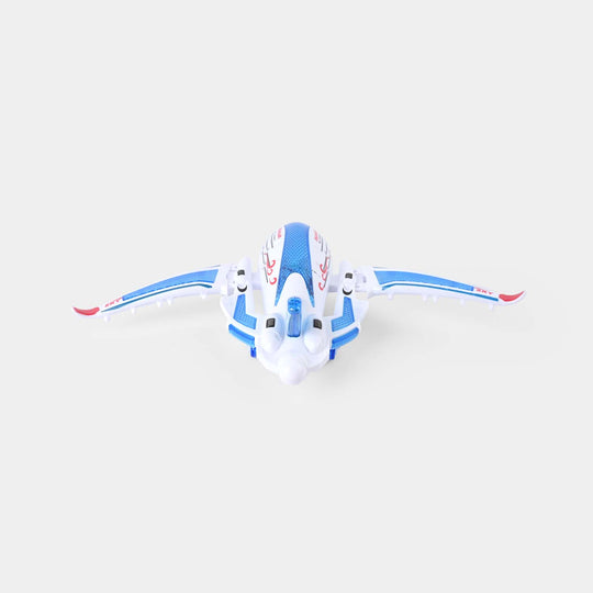 Colorful Lights and Sound Effect Toy Airbus