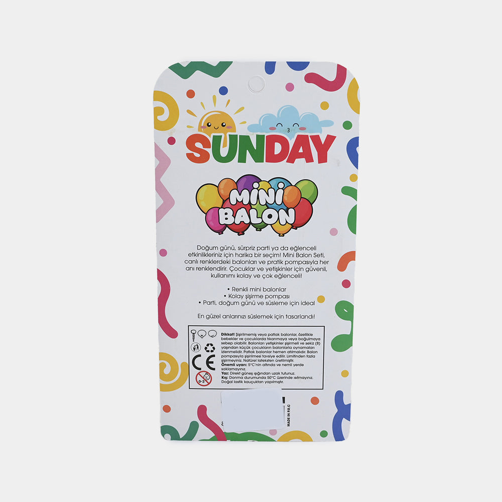 Mini Balloon Pack with Hand Pump