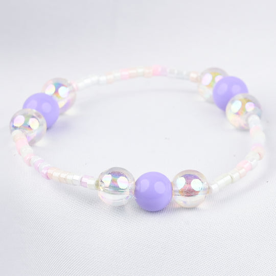 GIRLS ELEGANT BEADED NECKLACE & BRACELET