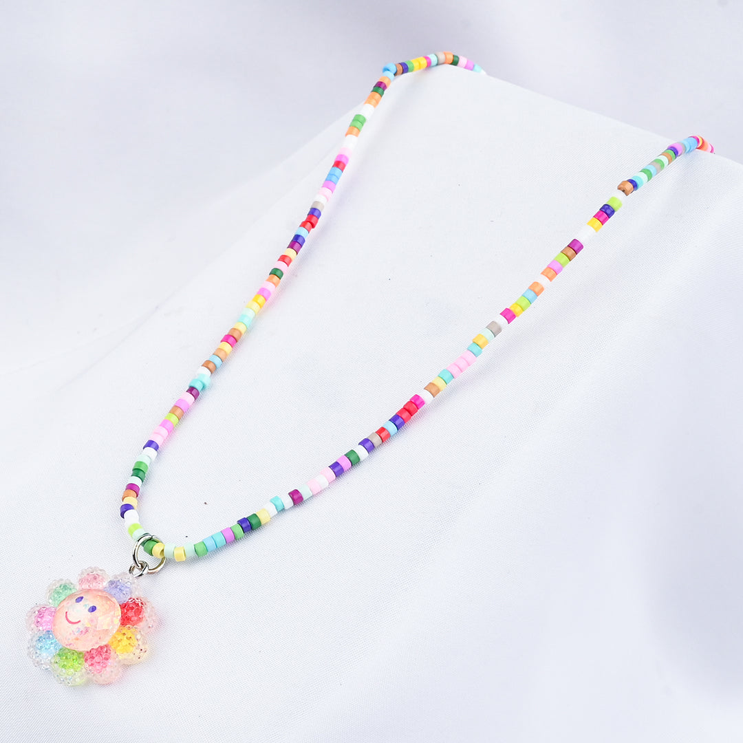 GIRLS CHARM BEADED NECKLACE