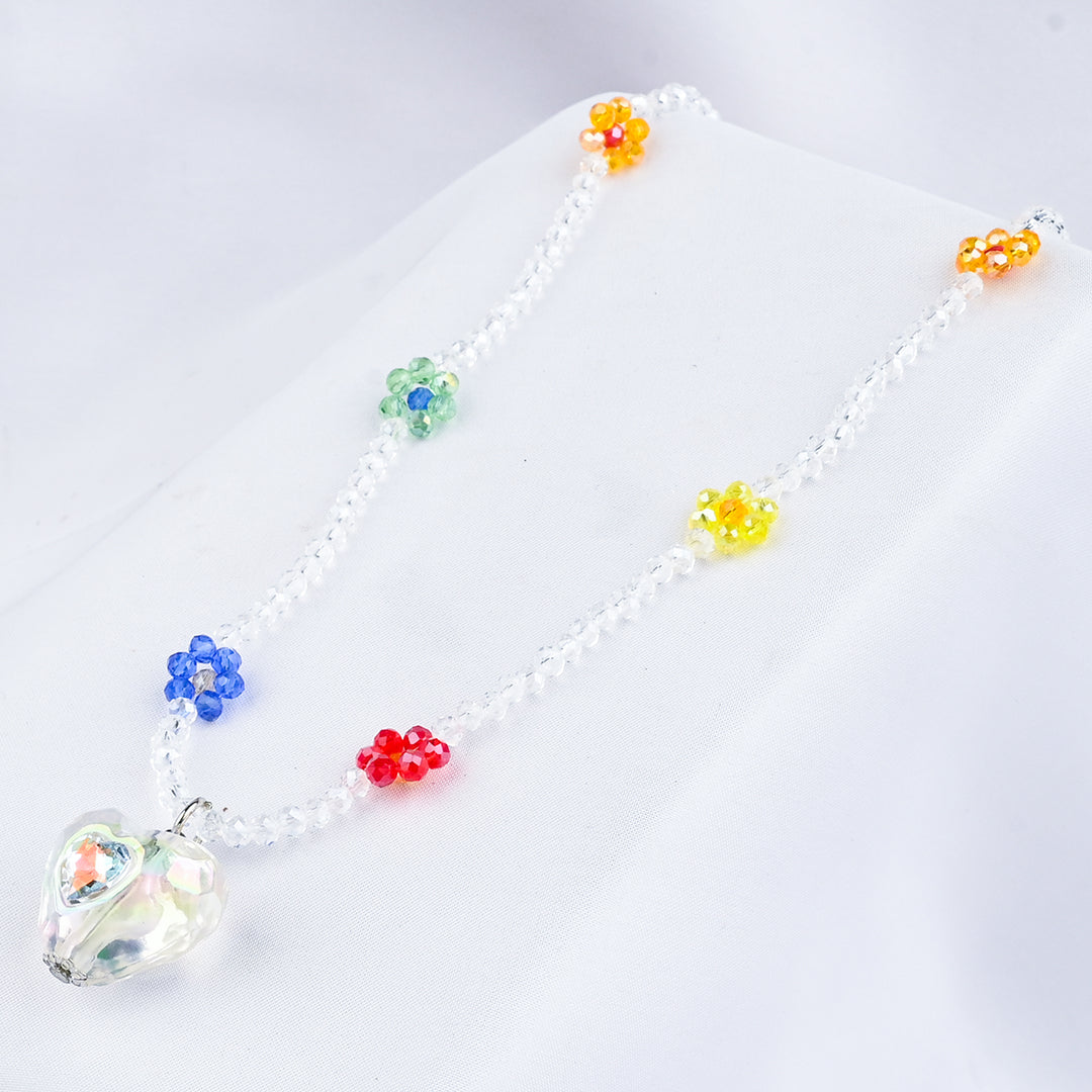 GIRLS CHARM BEADED NECKLACE