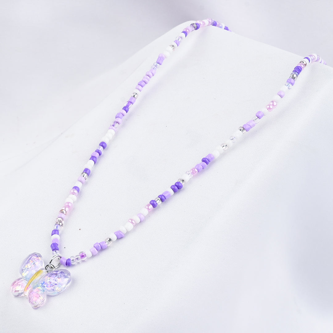 GIRLS CHARM BEADED NECKLACE