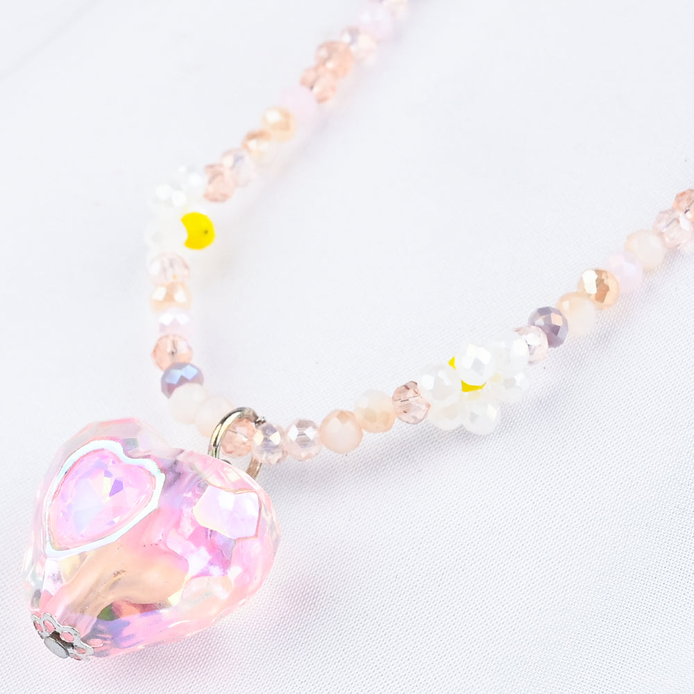 GIRLS CHARM BEADED NECKLACE