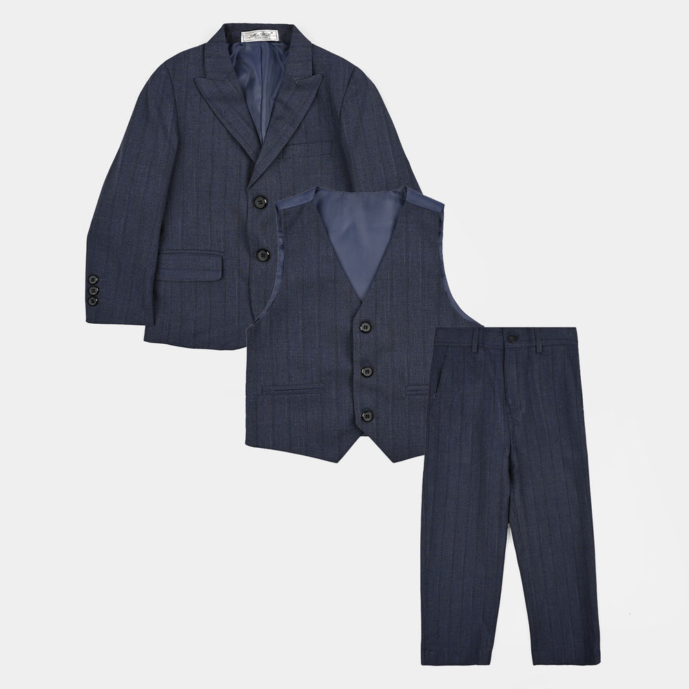 Boys Cotton, Polyester Coat Pant - GREY