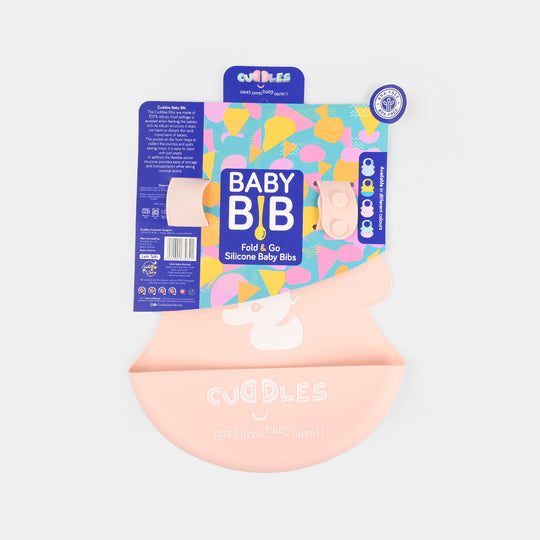 Fold & Go Cuddles Silicone Baby Bib