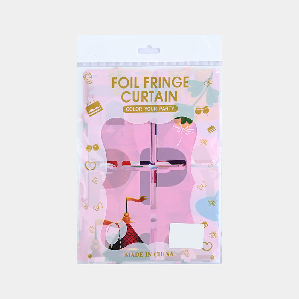 Foil Fringe Curtain Party Backdrop
