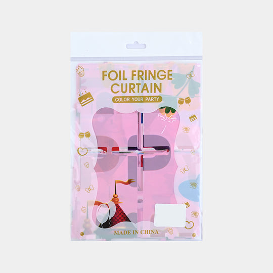 Foil Fringe Curtain Party Backdrop