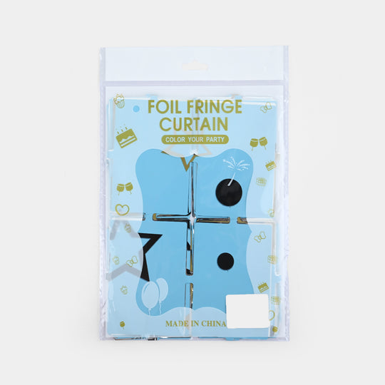 Foil Fringe Curtain Party Backdrop