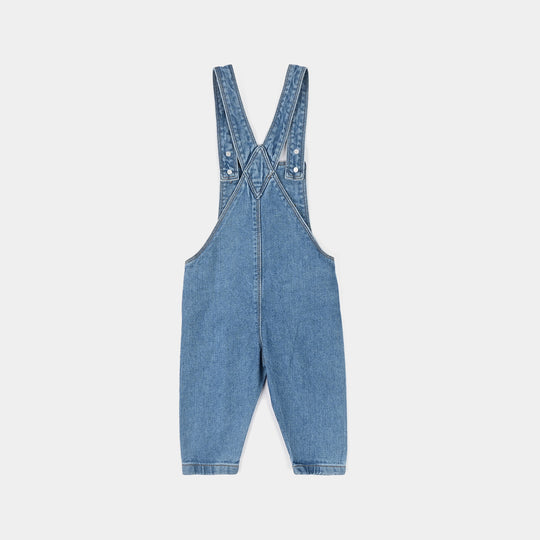 Infant Girls Denim rigid Dangri-Light.Blue