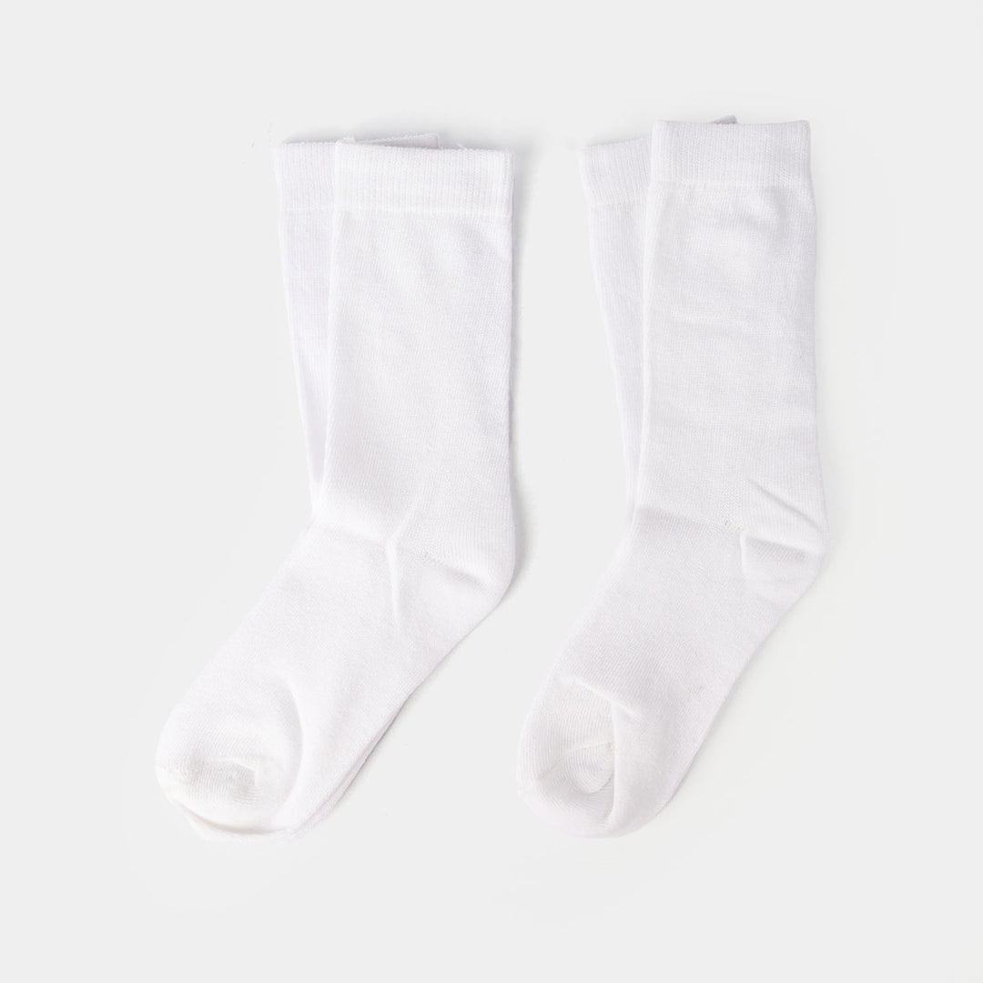 Boys Basic Pack of 2 Socks - White