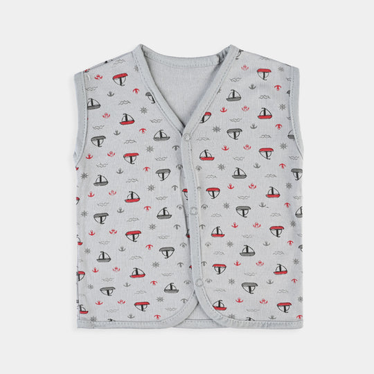 Baby Cotton Printed Vest 3Pcs Set