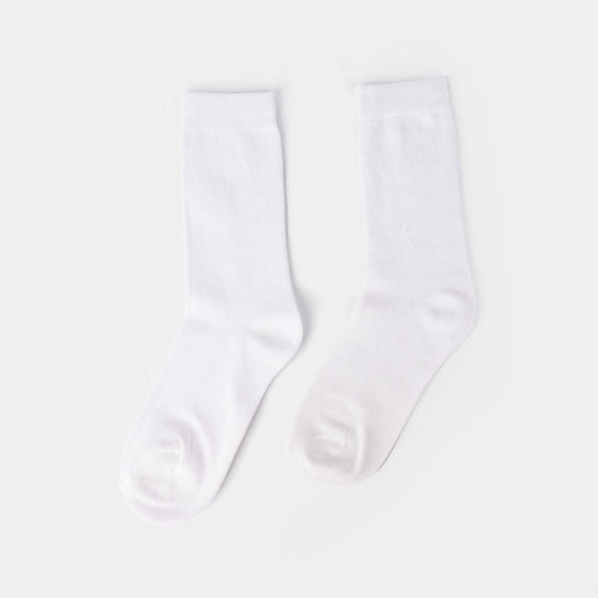 Boys Basic Pack of 2 Socks - White