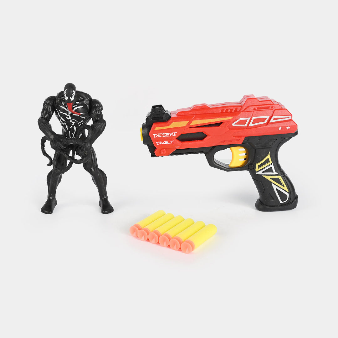 Action Figure Soft Bullet Target Play Set For Kids