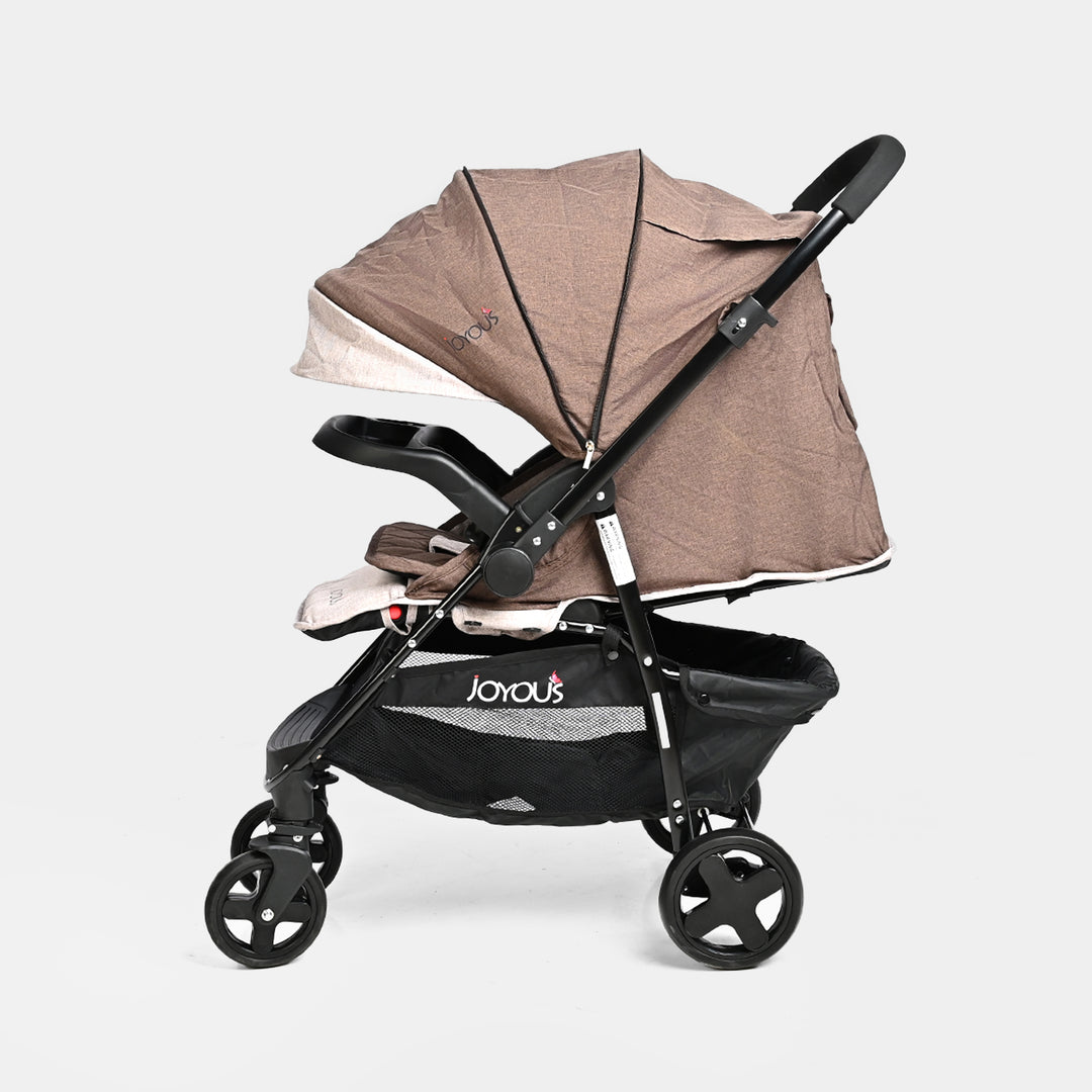 Travel-Friendly Baby Stroller Joyous | JY508 Brown