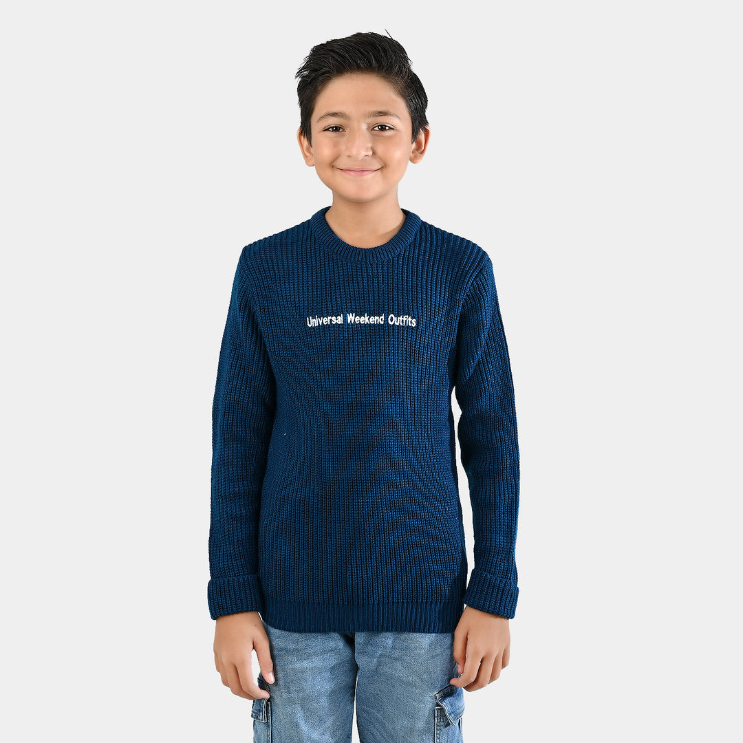 Boys F/S Sweater - Blue