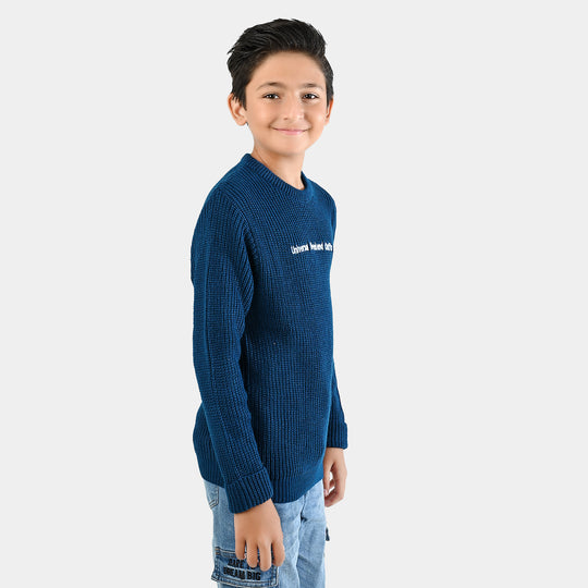 Boys F/S Sweater - Blue