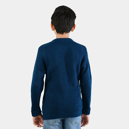 Boys F/S Sweater - Blue