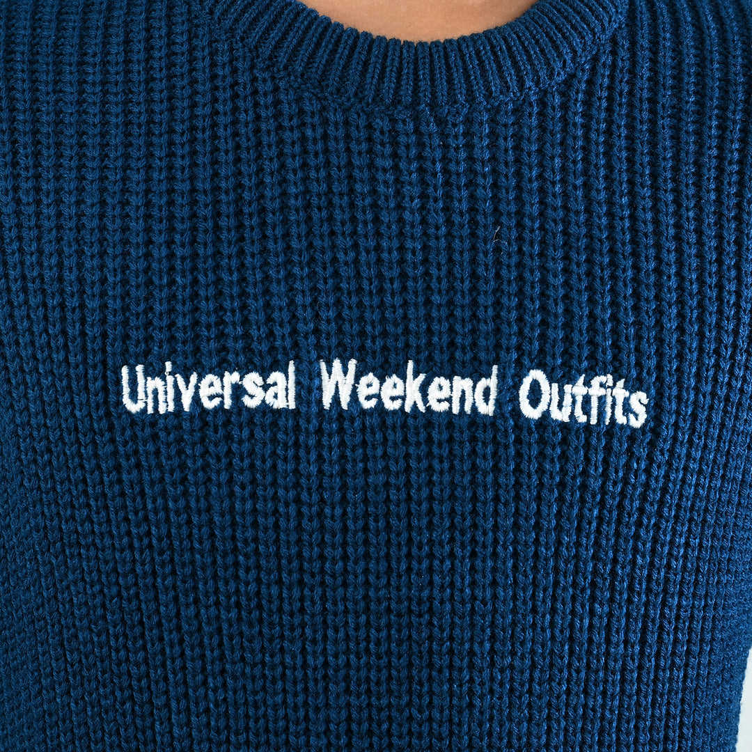 Boys F/S Sweater - Blue