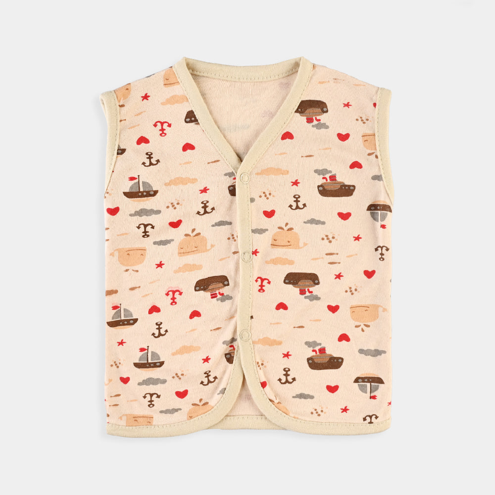 Baby Cotton Printed Vest 3Pcs Set