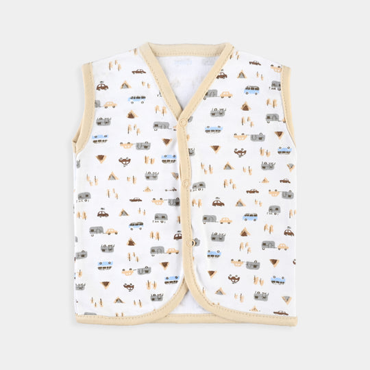 Baby Cotton Printed Vest 3Pcs Set