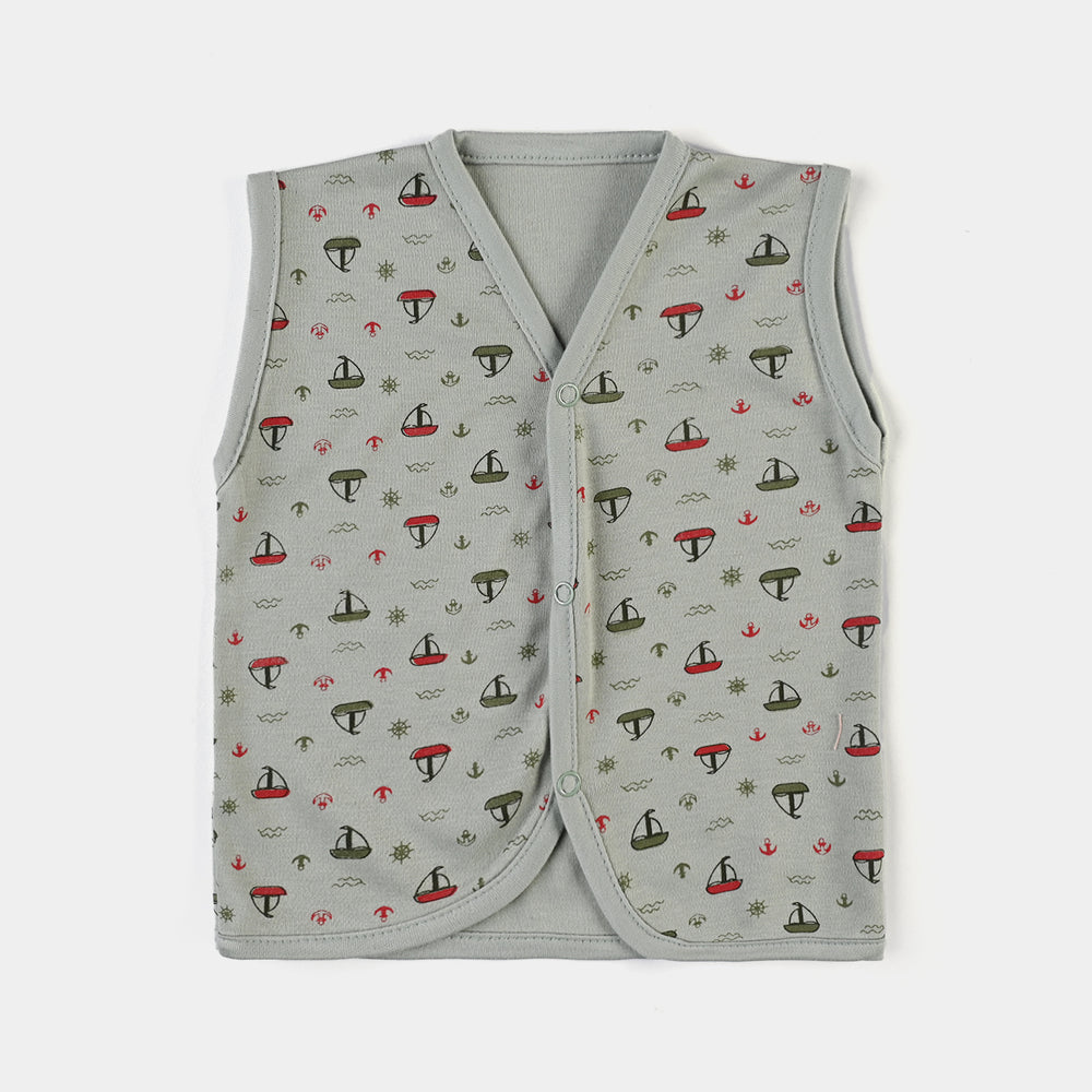 Baby Cotton Printed Vest 3Pcs Set